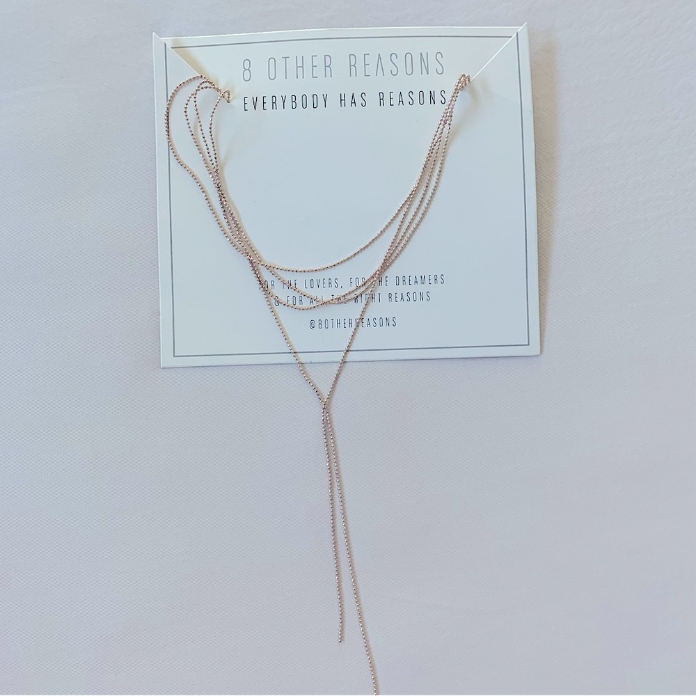 Rose Gold Layered Necklace